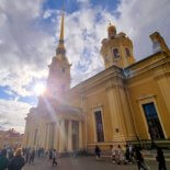 the peter and paul fortress sky view