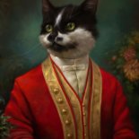 Hermitage cat art