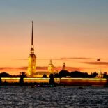 the peter and paul fortress top view